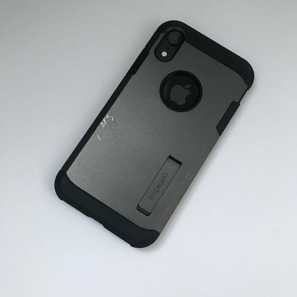 Spigen Tough Armor Works with Apple iPhone XR Case (2018) - Gunmetal - Picture 8 of 10